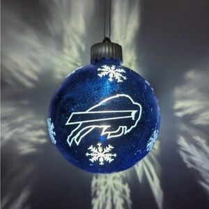 NWT Buffalo Bills Light Up Ball Ornament